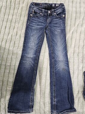 Boot Cut Miss Me Girls Blue Distressed Jeans